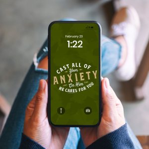 Cast Your Anxiety Phone Wallpaper