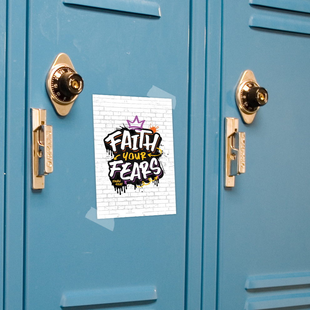 Faith Your Fears Sign/Card