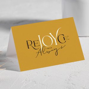 Rejoice Always 5x7 Greeting Card (Download)