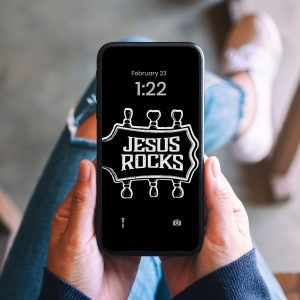 Jesus Rocks Phone Wallpaper