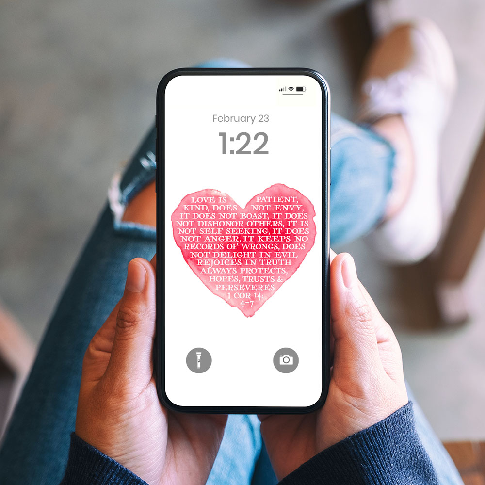Love Is Phone Wallpaper